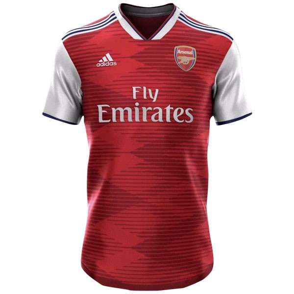 Tailandia Camiseta Arsenal Primera equipo 2019-20 Blanco Rojo